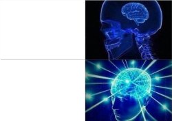 2 Big Brain Meme Template