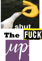 Shut the ____ up Meme Template