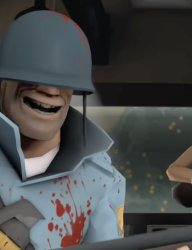 TF2 Soldier "See Red!" Meme Template