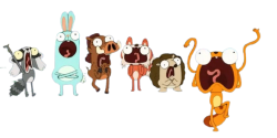 Kiff and the Gang screaming Meme Template
