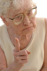 Stern grandma Meme Template