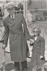 Naval officer and daughter Meme Template
