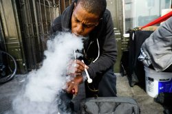 Negro Smoking Crystal Meth! Meme Template