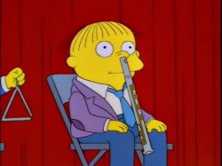 Ralph Wiggum Nose Flute Meme Template