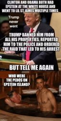 Pedos on Epstein Island Meme Template