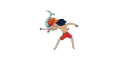 Misty saves Ash Meme Template