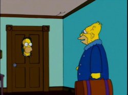 Granpa Simpson Meme Template