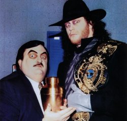 Paul Bearer and The Undertaker Meme Template
