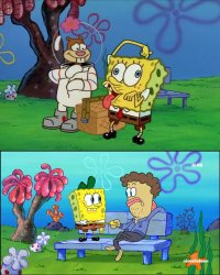 spongebob vs spongebob Meme Template