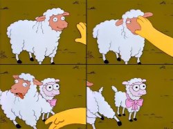Simpsons lamb Meme Template