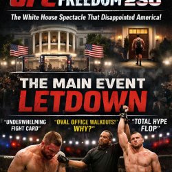 The UFC "Freedom 250" event on the White House South Lawn was hi Meme Template