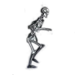 Skeleton from Scooby Doo Creepy Run Meme Template