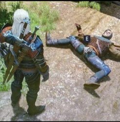 Witcher Take Coin Meme Template