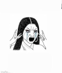Wojack Wokester Woman Crying Meme Template