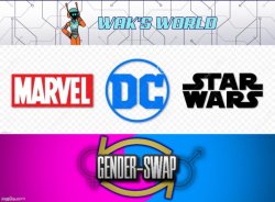 Wak's World Animated/Live-Action Characters Into Superheroes Meme Template