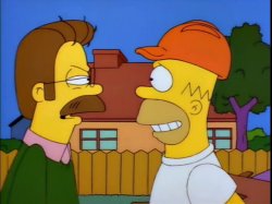 Ned and Homer Meme Template