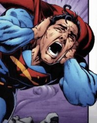 Superman covering his ears Meme Template