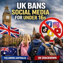 social media ban for under-16s Meme Template