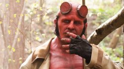 Hellboy smoking Meme Template
