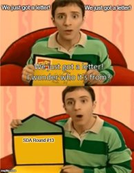 mail time blues clues we just got a letter Meme Template