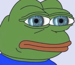 Blue eye pepe Meme Template