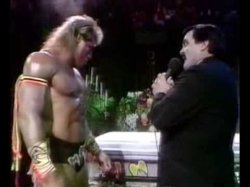 Ultimate Warrior vs Paul bearer Meme Template