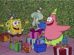 Happy Birthday Squidward Meme Template