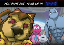 u wake up in gameoverse Meme Template