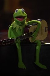 Kermit Guitar Meme Template