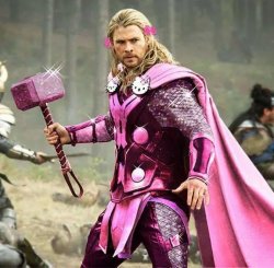 Genderqueer Thor Meme Template