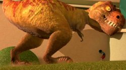 Big head, little arms t-rex Meme Template