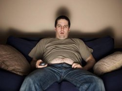 lazy fat guy on the couch Meme Template