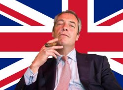 Farage Union Jack Meme Template