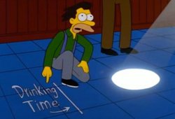 simpsons drinking time Meme Template