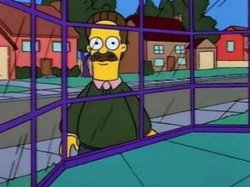 Creepy Flanders Meme Template