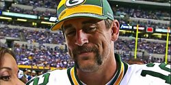 aaron rodgers mustache Meme Template