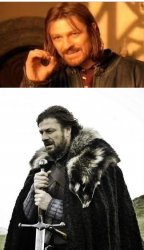 One does not simply winter is coming Meme Template