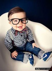 Hipster Baby Meme Template