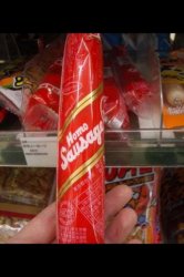 Homo sausage Meme Template