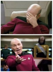 Picard frustrated Meme Template