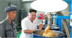 KIM JONG-UN LUBE Meme Template