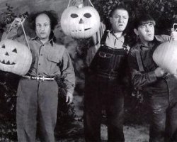 Three Stooges Halloween Meme Template