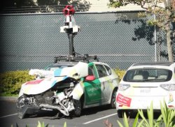 Google Maps Car Wrecked Meme Template