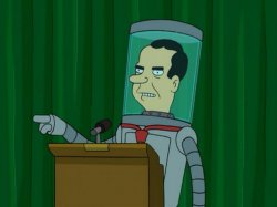 Nixon Robot Vote Meme Template