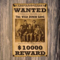 wanted poster Meme Template