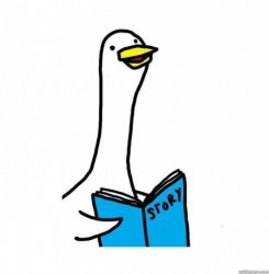 Story Time Goose Meme Template