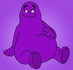 Grimace Meme Template