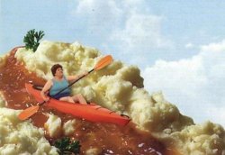 Gravy Kayak Meme Template