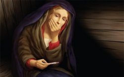 virgin mary pregnant Meme Template