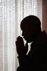 black man praying Meme Template